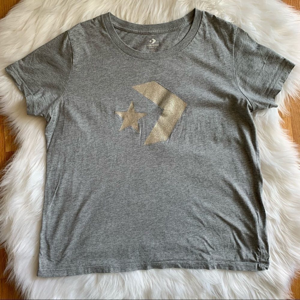 Women’s Gray Converse Tee Size XL